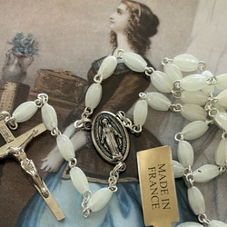 フランス 奇跡のメダイ教会 奇跡のメダイユ ホワイトロザリオ