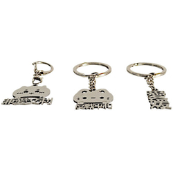 平和広島 平和長崎 兼愛交利 切り文字ネームタグ 漢字形状透かし彫り銀色ステンレス製キーホルダー 動物シリーズ 兎 鼠 20枚目の画像