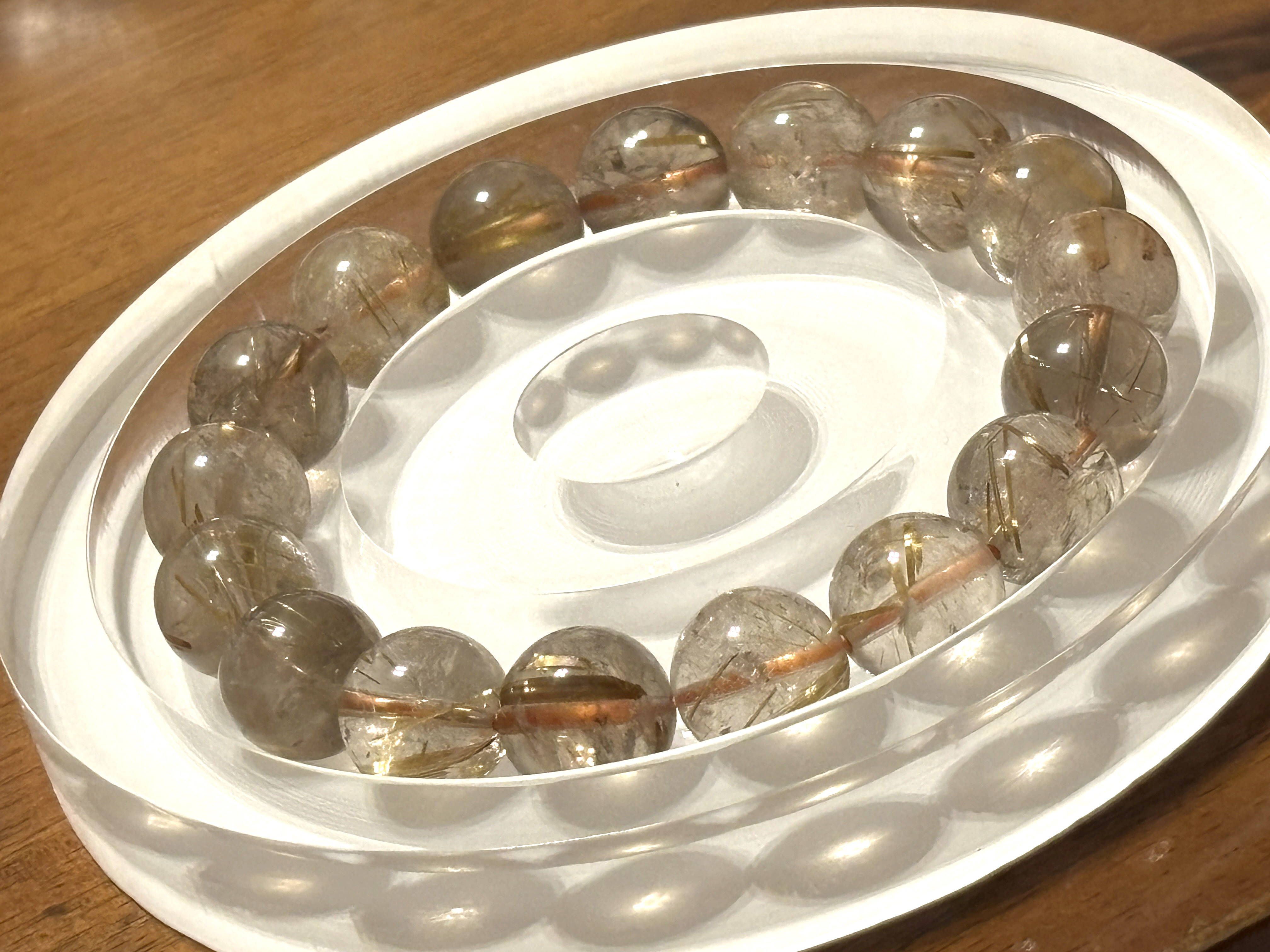 タイチンゴールドルチル！12ミリオーバー！透明感あり☆お色濃いめの豪華なルチルクォーツ♡特別価格！