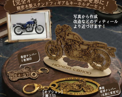 オーダーメイド あなたの愛車の写真から作成(このバイク車種が欲しい