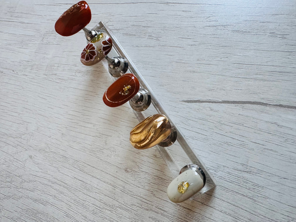 【成人式アート！】ジェルネイルチップ ʕ•̫͡•ʕ•̫͡•ʔご予約お急ぎください 4枚目の画像