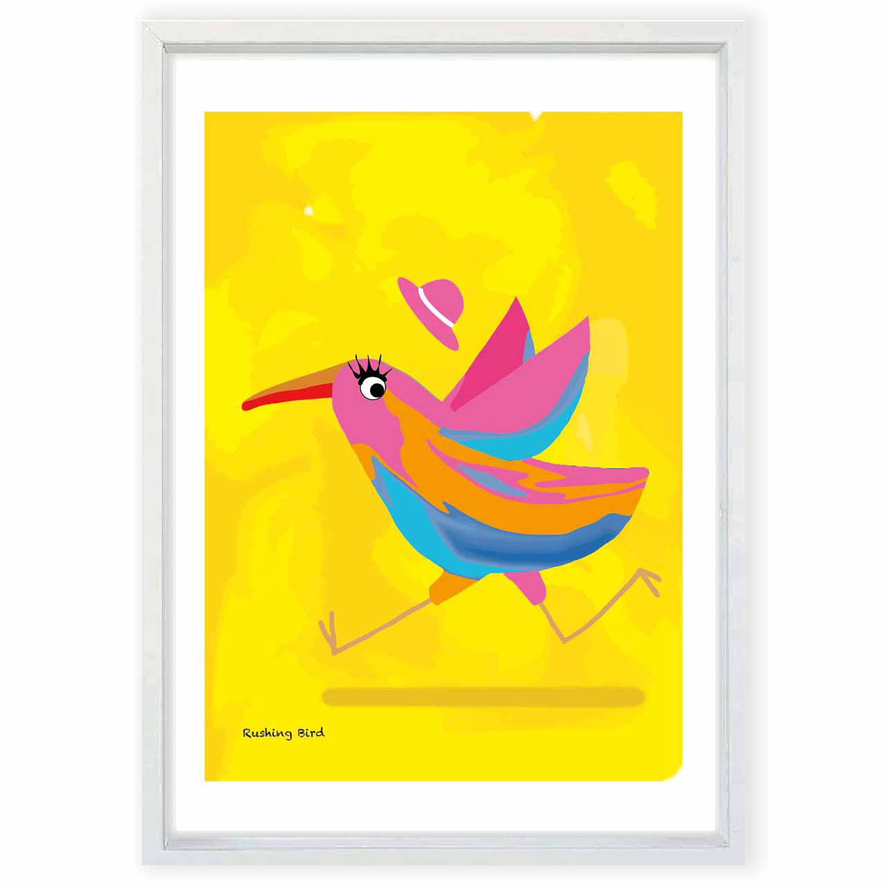 急ぐ鳥　鳥　送料無料　お気に入り9600件突破　ポスター　アートポスター　アート/sei検索新着順　3131