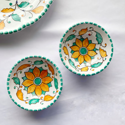 絵皿 26cm GEO038 マヨリカ焼き イタリア陶器 シチリア 大皿 CERAMICHE