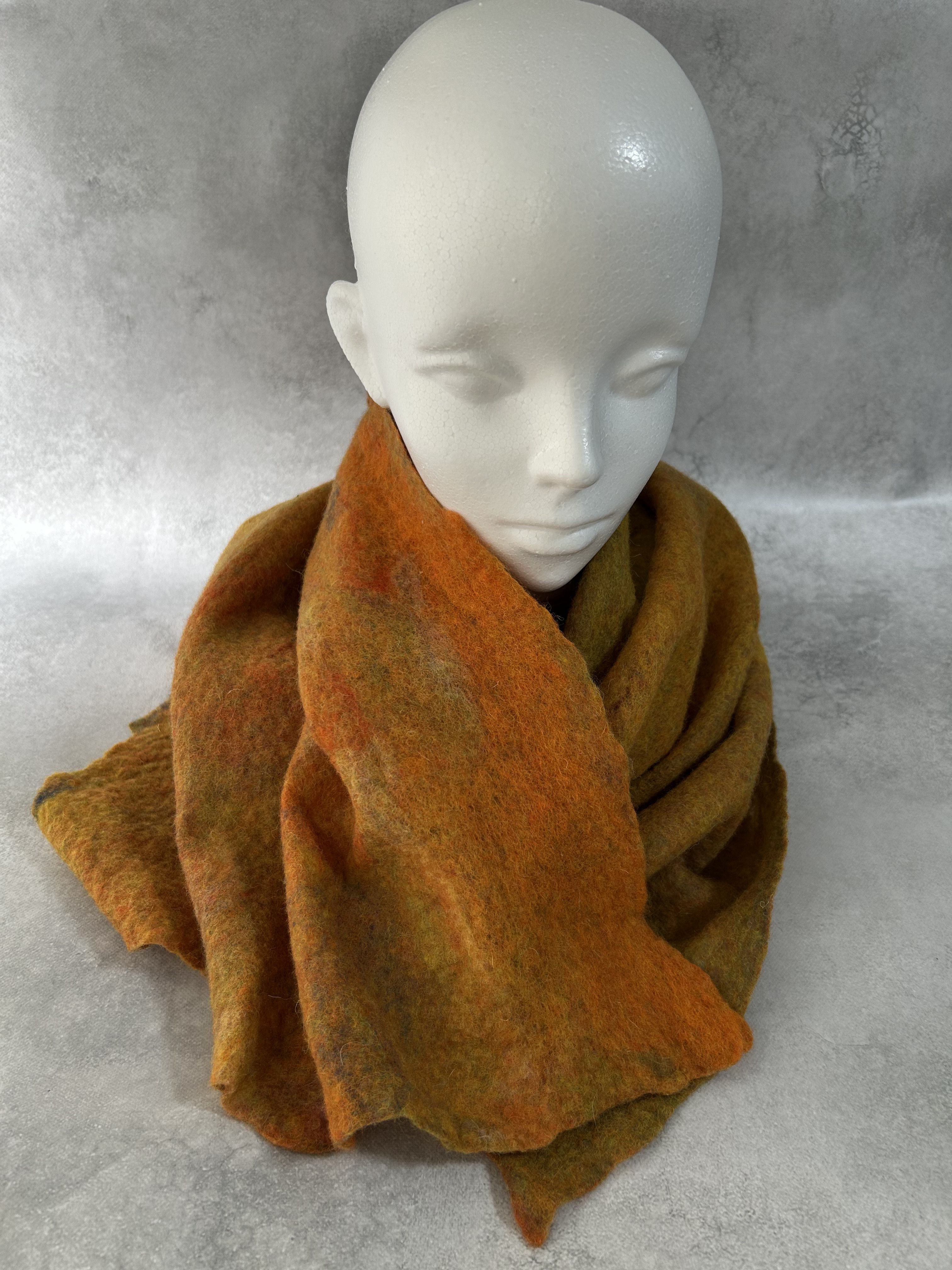 【大人シック】絵画のようなニュアンスグラデ　クリムト＊ストール