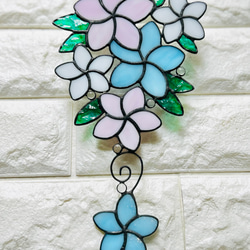 ステンドグラス】クジラのサンキャッチャー サンキャッチャー Atelier