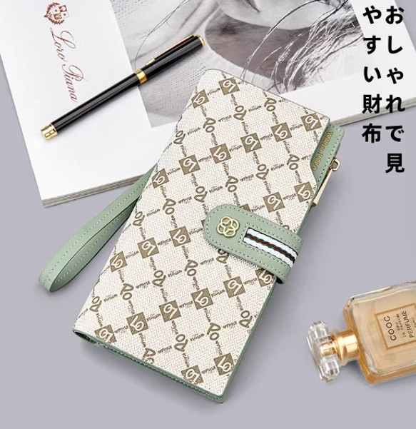 長財布女性2025新型財布パスケース一体大容量ハンドバッグ女性用