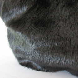 R様オーダー専用ページ＊黒猫のふわふわネコバッグ  エコファー 4枚目の画像