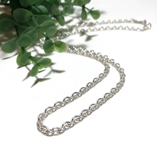 純銀製＊あずき3mmチェーン 46cm