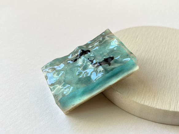 ジンベイザメの（コバルトブルー薄い）オブジェ / レジン / インテリア / 置物 / 夏 / 海 7枚目の画像