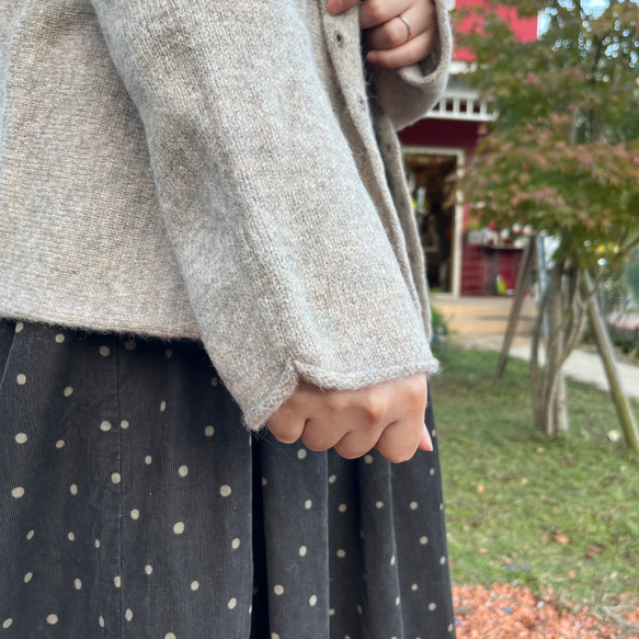 横編み2wayカーディガン 3枚目の画像