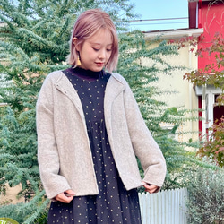 横編み2wayカーディガン 1枚目の画像