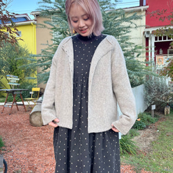 横編み2wayカーディガン 5枚目の画像