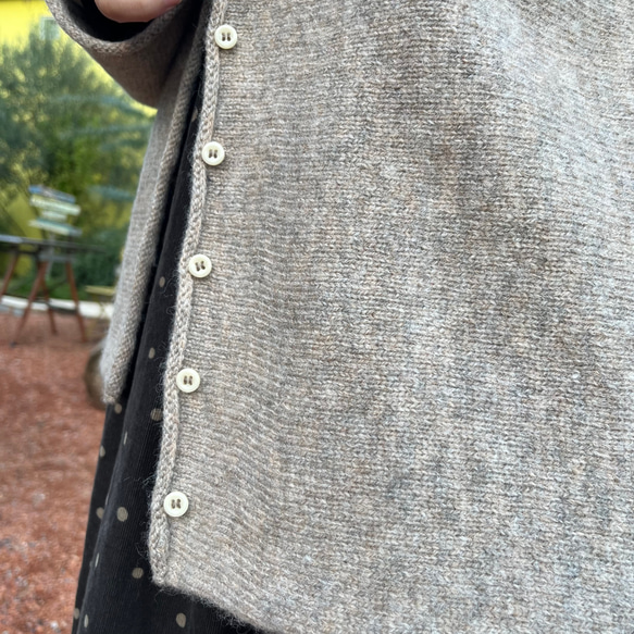 横編み2wayカーディガン 2枚目の画像