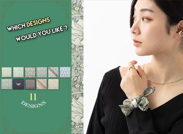 Jubilee ウィリアムモリスモリス柄 スカーフ 50x50cm 花柄 jb-Scarf5050 9枚目の画像