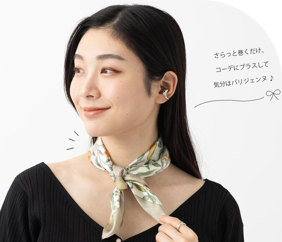 Jubilee ウィリアムモリスモリス柄 スカーフ 50x50cm 花柄 jb-Scarf5050 5枚目の画像