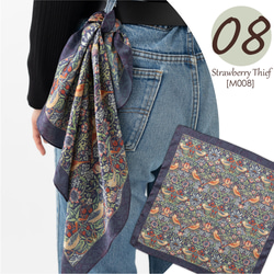 Jubilee ウィリアムモリスモリス柄 スカーフ 50x50cm 花柄 jb-Scarf5050 14枚目の画像