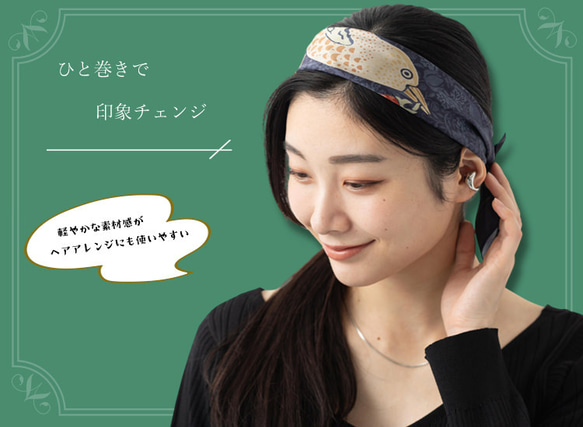 Jubilee ウィリアムモリスモリス柄 スカーフ 50x50cm 花柄 jb-Scarf5050 4枚目の画像