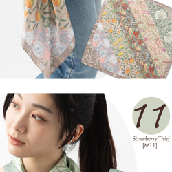 Jubilee ウィリアムモリスモリス柄 スカーフ 50x50cm 花柄 jb-Scarf5050 15枚目の画像