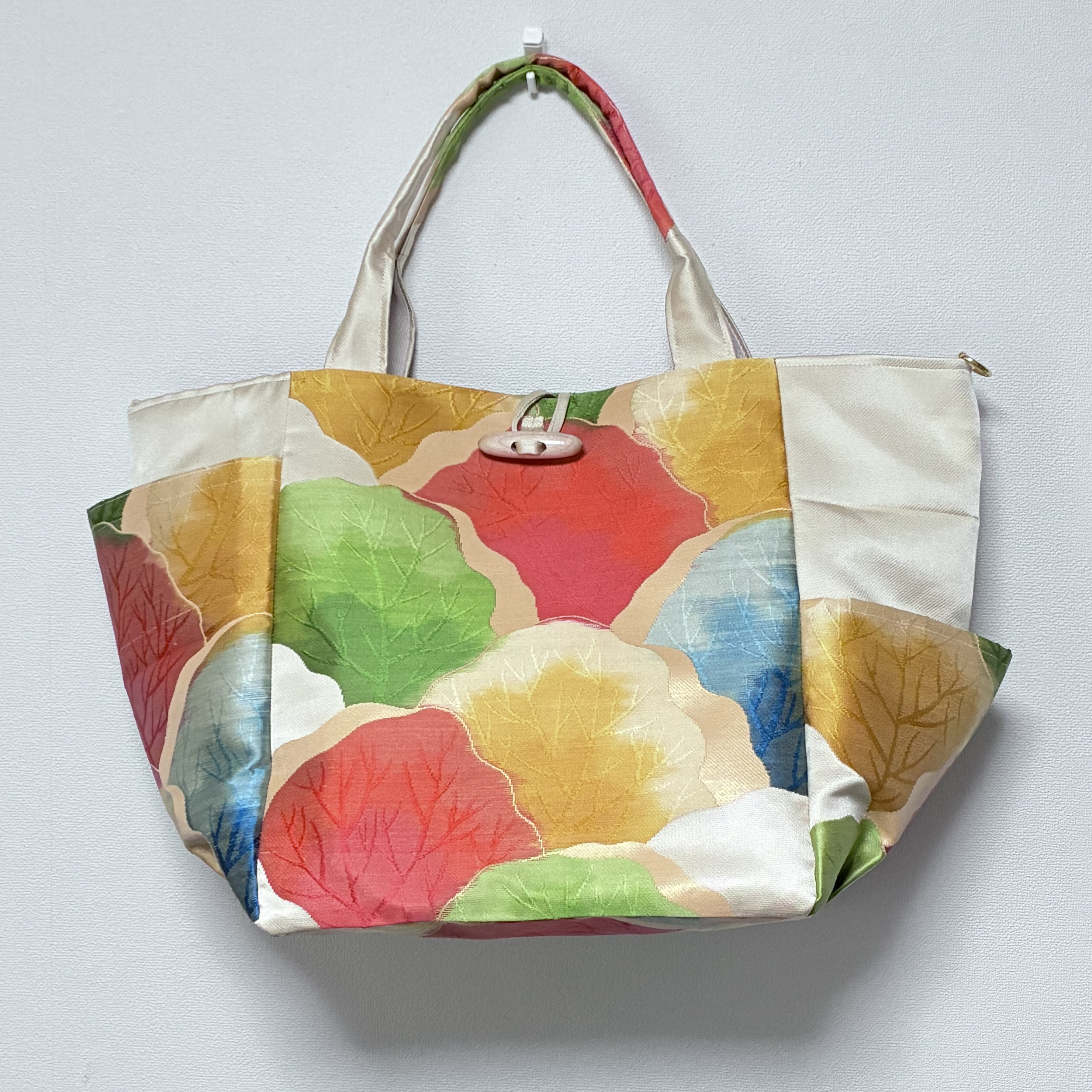 帯リメイクバッグ