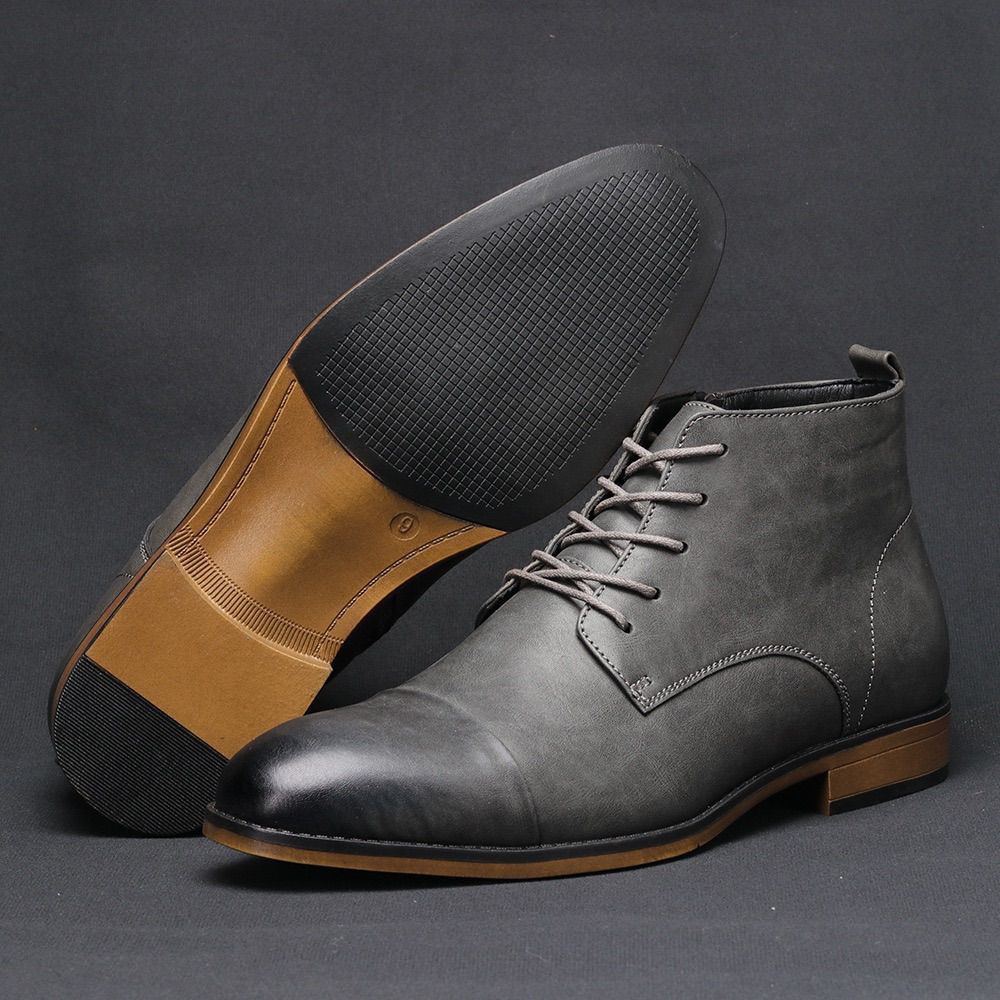 エンジニアブーツ ビジネスブーツ レザー ブーツ メンズ ウイングチップ メンズ 革靴 サイドジップ ショートブーツ