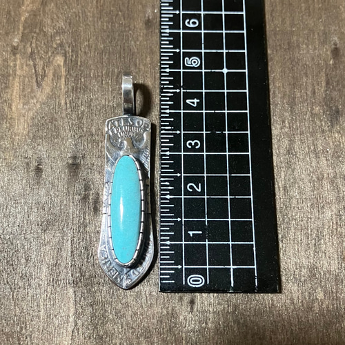 キングマン　ターコイズ　ヴィンテージ　フェザー　シルバー　ネックレス キングマン ターコイズ ヴィンテージ フェザー シルバー ネックレス