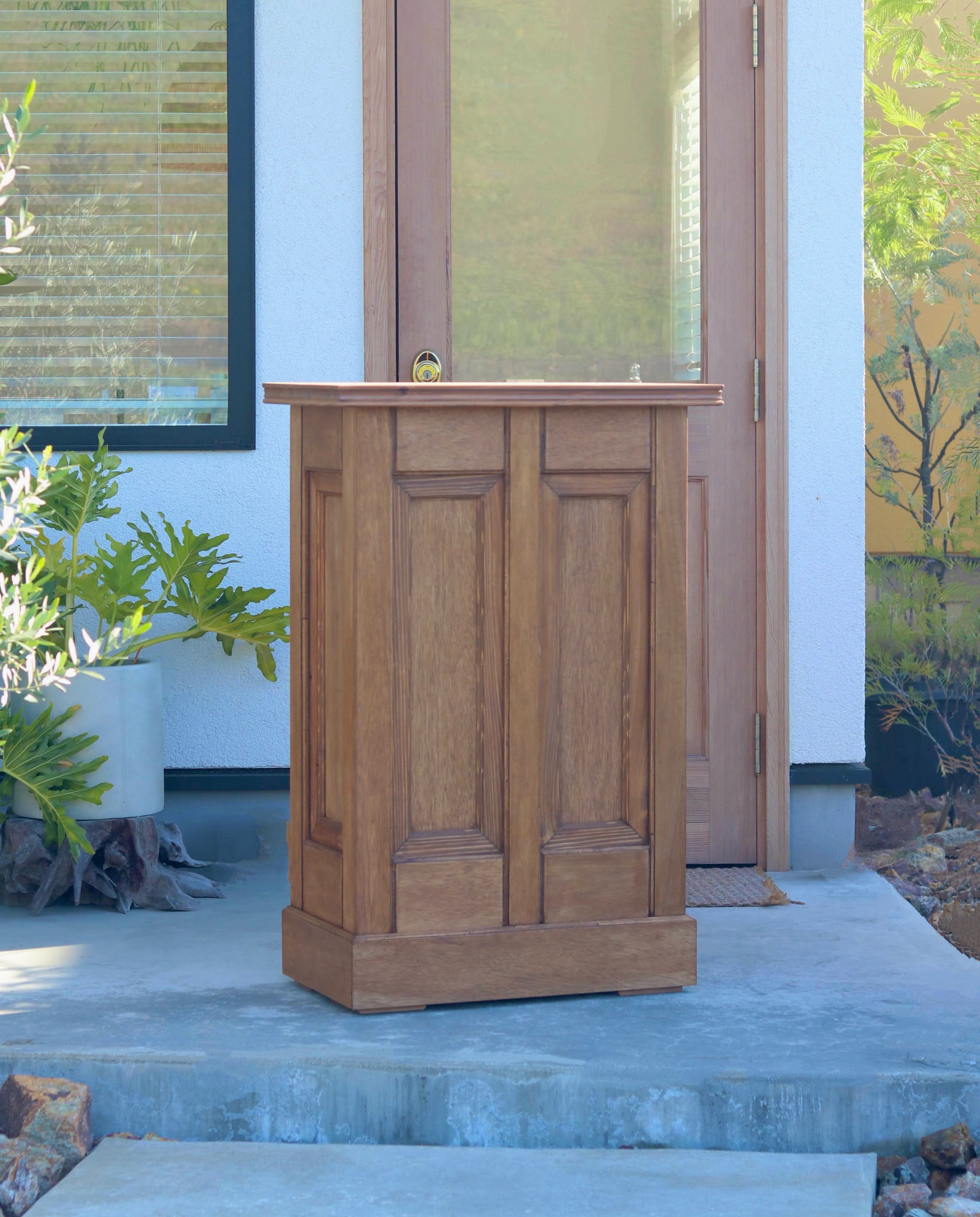 アンティークカウンター レジ台 キャッシャー バーカウンター 受付 サイドテーブル ディスプレイ 店舗什器 67,650円