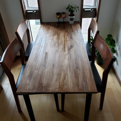 DTMデスク 145✕55 カウンターテーブル 書斎 ダイニングテーブル 森の