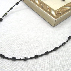 ガーネットのシンプルネックレス＊長さ変更・ロングネックレス＊天然石