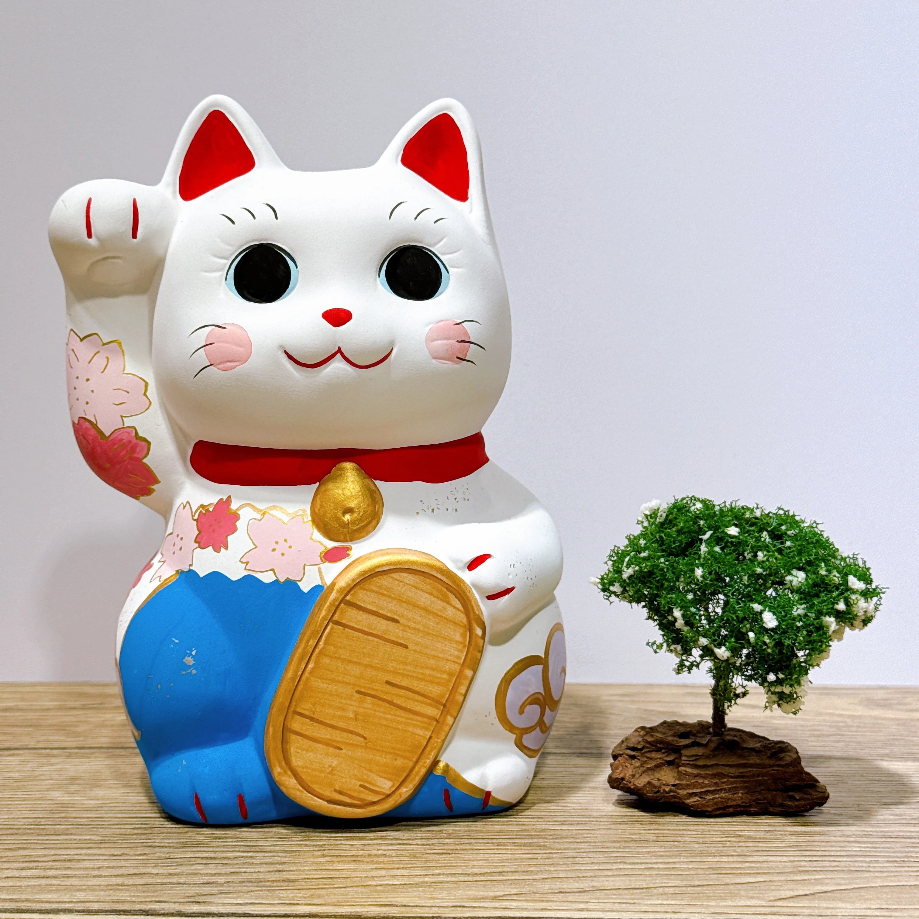 【谷中堂招き猫】 谷中堂招き猫富士桜