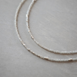 Short double necklace 7枚目の画像