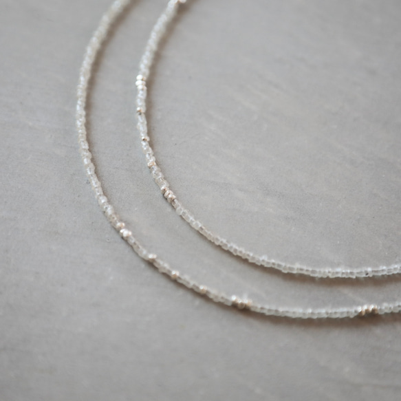 Short double necklace 7枚目の画像