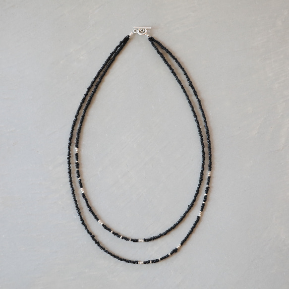 Short double necklace 6枚目の画像