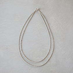 Short double necklace 5枚目の画像
