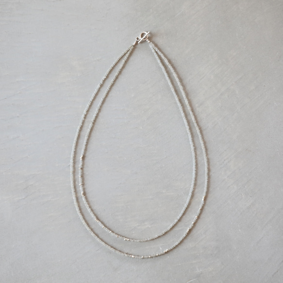 Short double necklace 5枚目の画像