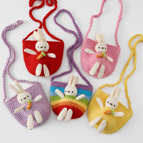 手作り 毛糸 刺繍 かぎ針編み ニートショルダーバッグ 手機収納ポーチ