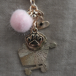 11月☆ 犬の日☆彡保護犬チャリティー☆彡　お買物 プードル ちゃん キーホルダ　☆彡　＊犬　トイプードル 12枚目の画像