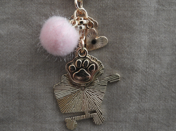 11月☆ 犬の日☆彡保護犬チャリティー☆彡　お買物 プードル ちゃん キーホルダ　☆彡　＊犬　トイプードル 12枚目の画像