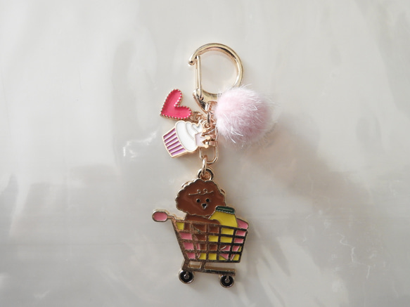 11月☆ 犬の日☆彡保護犬チャリティー☆彡　お買物 プードル ちゃん キーホルダ　☆彡　＊犬　トイプードル 13枚目の画像