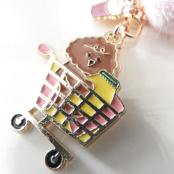 11月☆ 犬の日☆彡保護犬チャリティー☆彡　お買物 プードル ちゃん キーホルダ　☆彡　＊犬　トイプードル 17枚目の画像