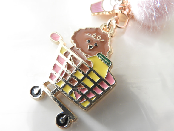 11月☆ 犬の日☆彡保護犬チャリティー☆彡　お買物 プードル ちゃん キーホルダ　☆彡　＊犬　トイプードル 17枚目の画像