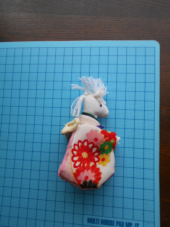 ☆2026年　午年　干支飾り　☆十二支　お着物馬【早割お正月】【再販】 4枚目の画像