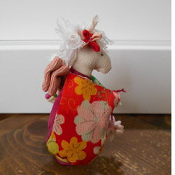 ☆2026年　午年　干支飾り　☆十二支　お着物馬【早割お正月】【再販】 3枚目の画像