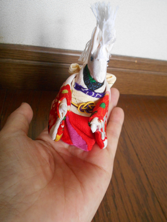 ☆2026年　午年　干支飾り　☆十二支　お着物馬【早割お正月】【再販】 7枚目の画像