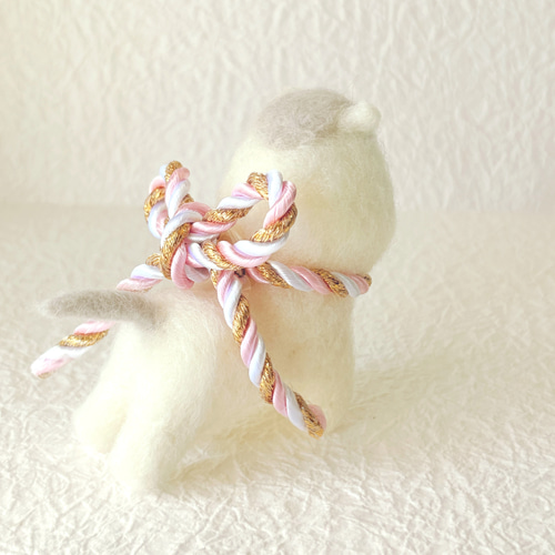 2026年白馬 干支のお正月飾り 羊毛フェルト 羊毛フェルト koyorino