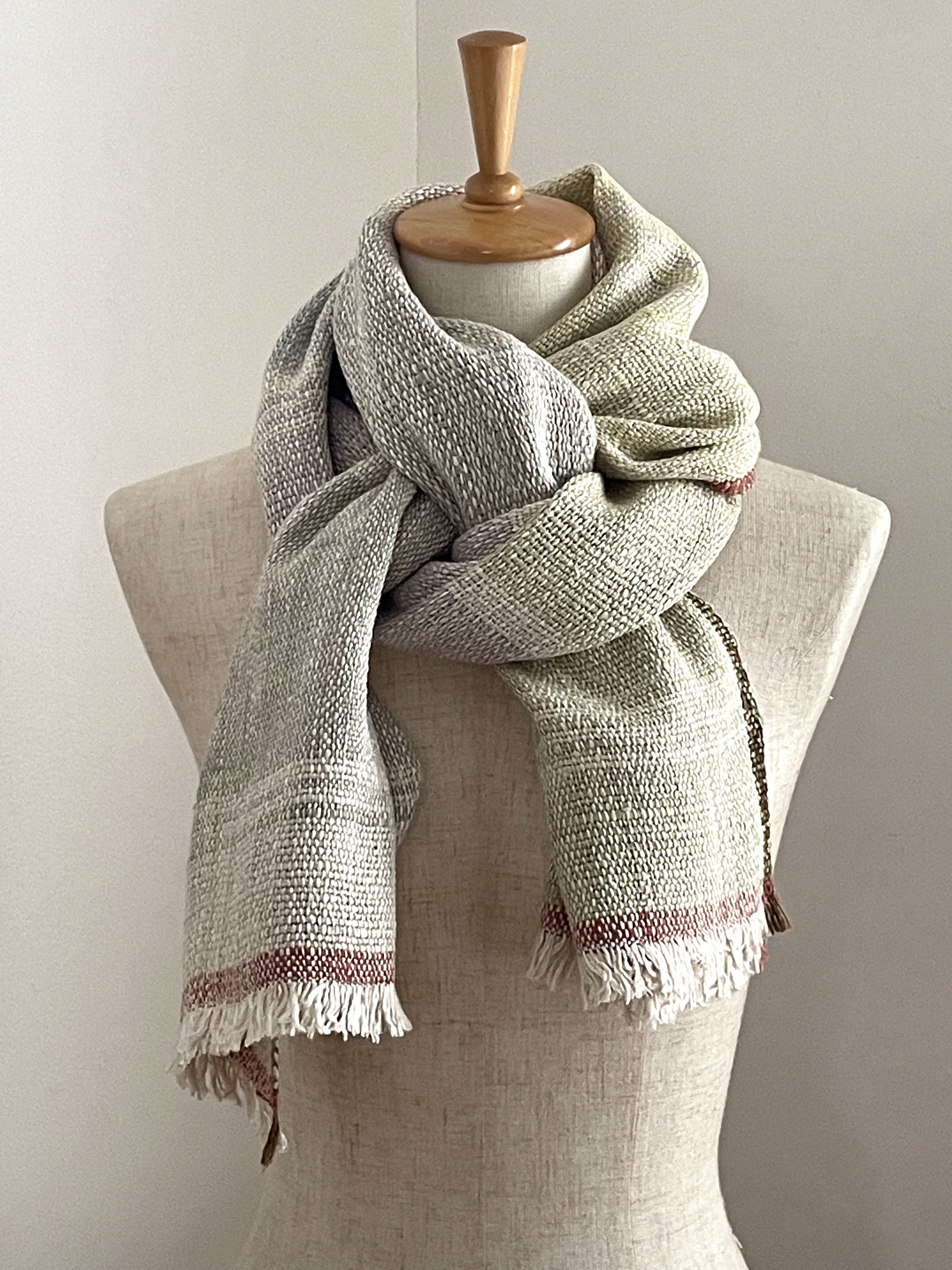 手織りシルクストール　　　253