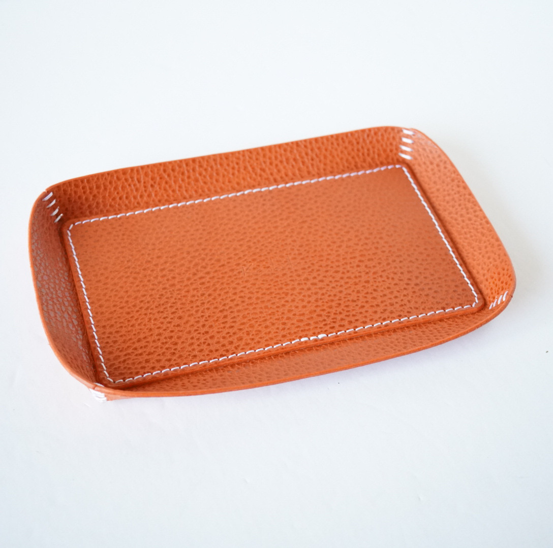 レザートレイ　ドラーロ　シボ革