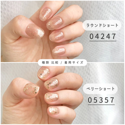 ぷるキラMIXわんちゃん【サイズオーダー制】￤ネイルチップ 犬 リボン 落書き 花 チェック柄 うるうる 9枚目の画像