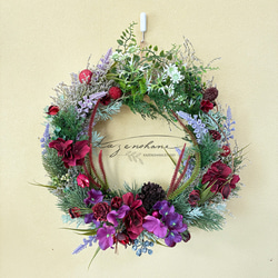 紫（パープル） リース のおすすめ人気通販｜Creema(クリーマ) 国内