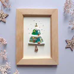 鏡餅〉シーグラスアート その他アート moon 通販 16764995｜Creema