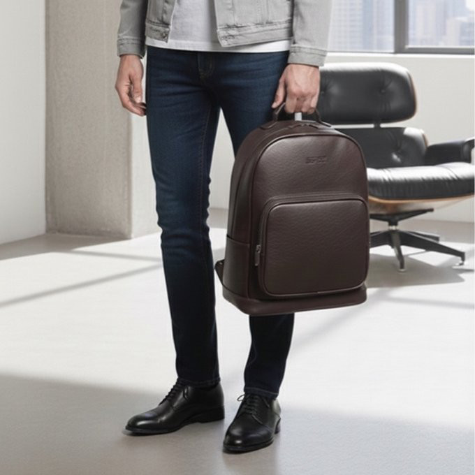 レザーリュック 13インチ メンズ レディース リュック 防水 誕生日 息子